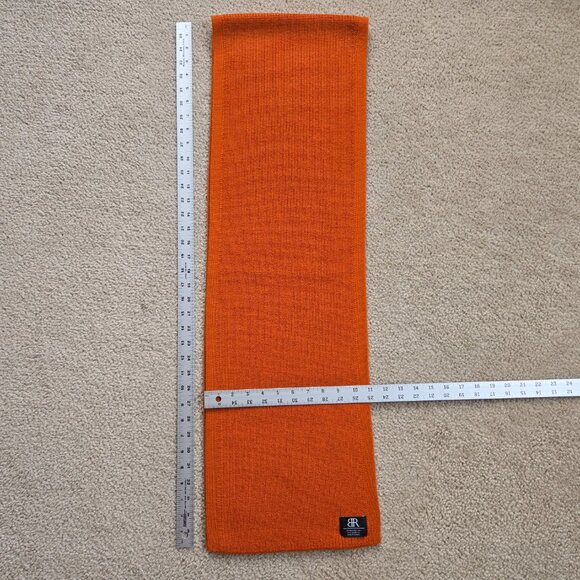 NWOT Banana Republic Orange Merino Scarf - Picture 6 of 7